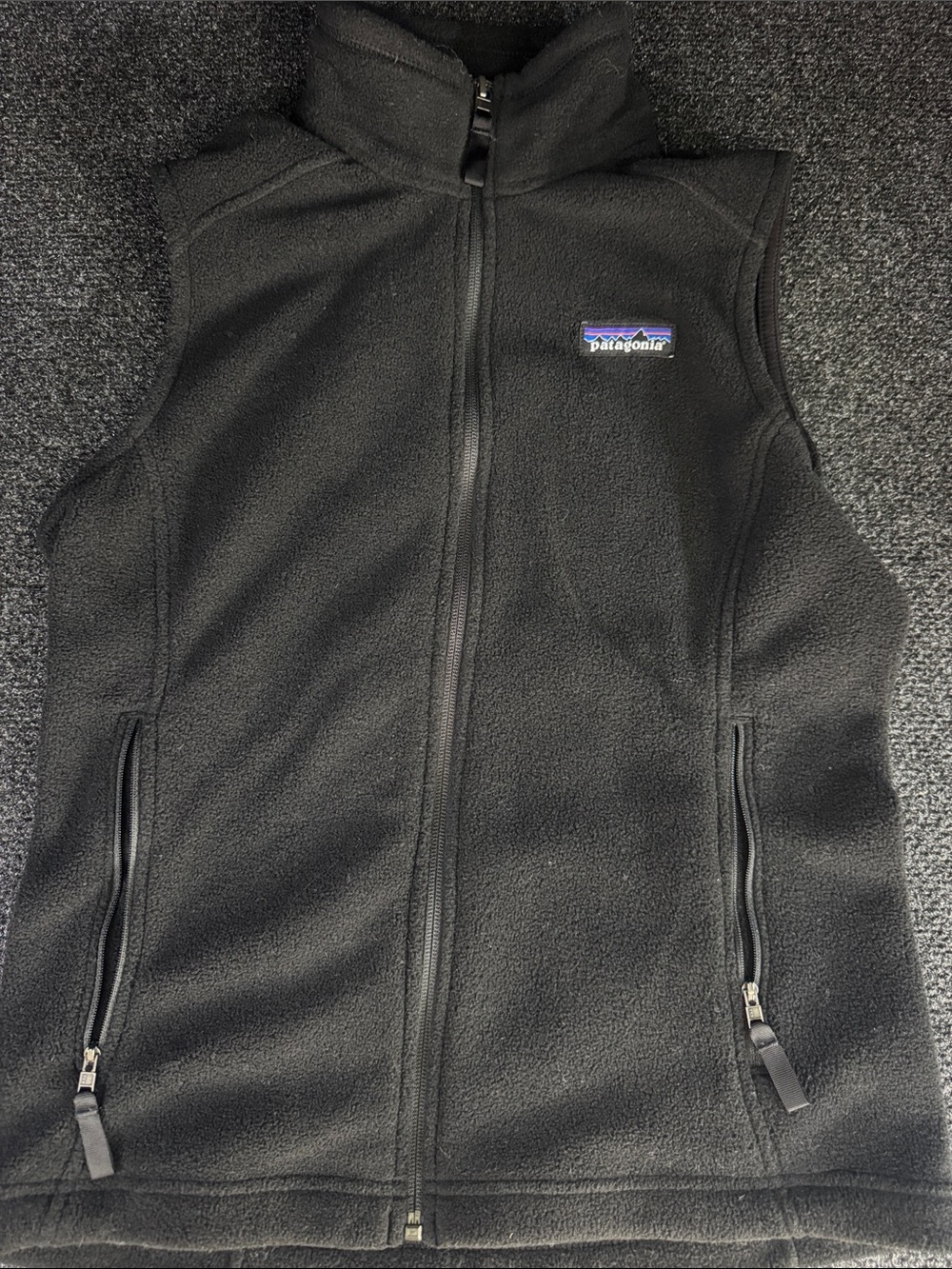 Patagonia Black Fleece xs Vest with Logo